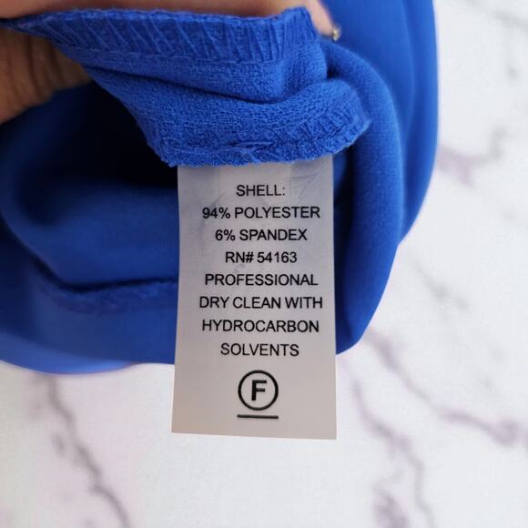 Tommy Hilfiger Blue Short Sleeve Sheath Dress - Picture 7 of 9